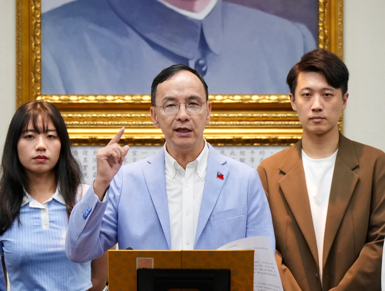 朱立倫說,他跟國民黨優秀的青年團隊,在重返執政的路上絕不會缺席。梁建裕攝