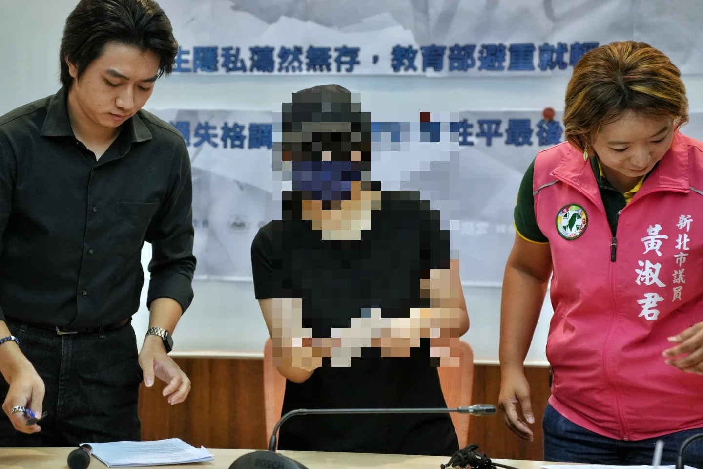 新北市議員黃淑君說,自己是新北市議員,教育部才「勉強同意」擔任Y女在性平案的調查輔佐人。林林攝