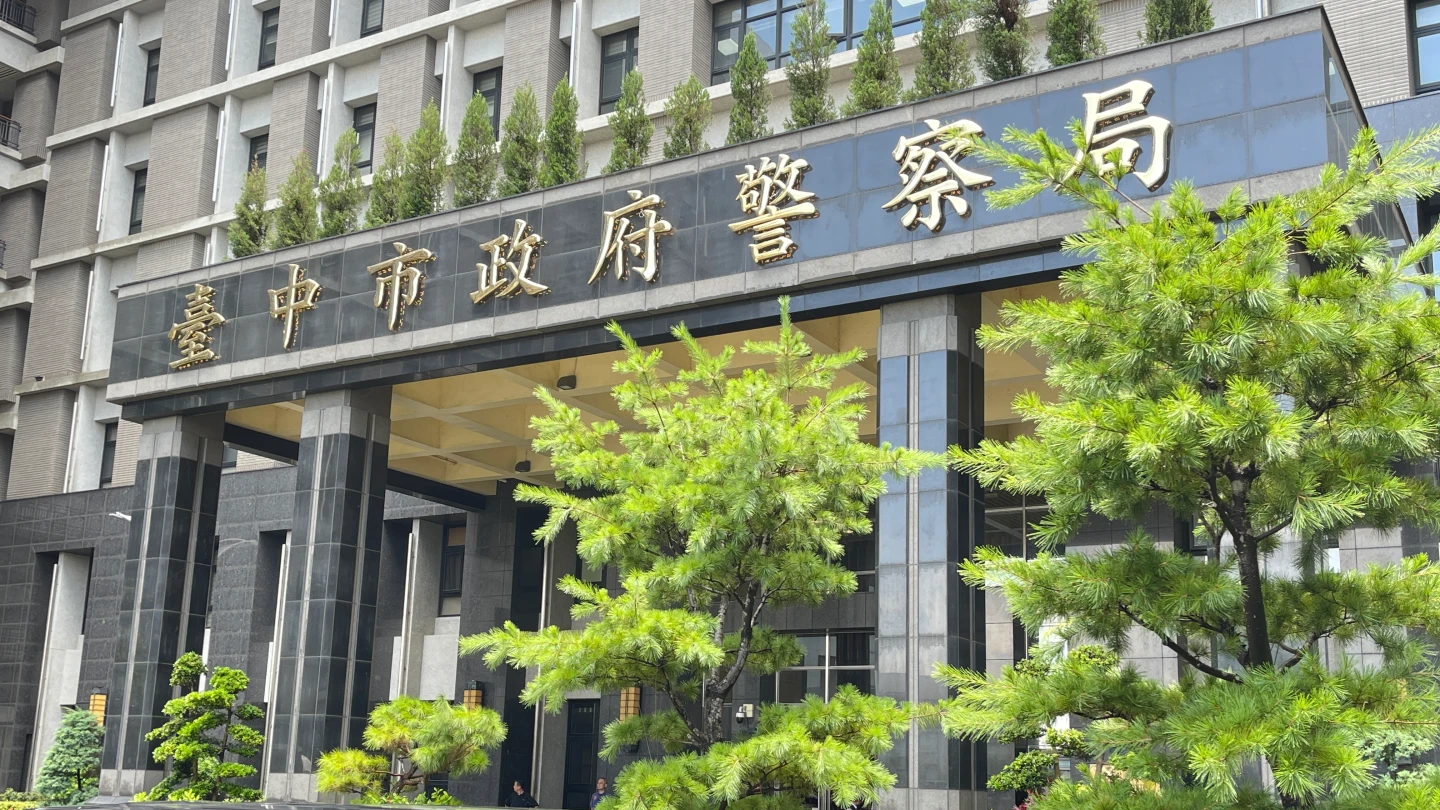 台中市警局驚傳警官性騷女警案件。王煌忠攝