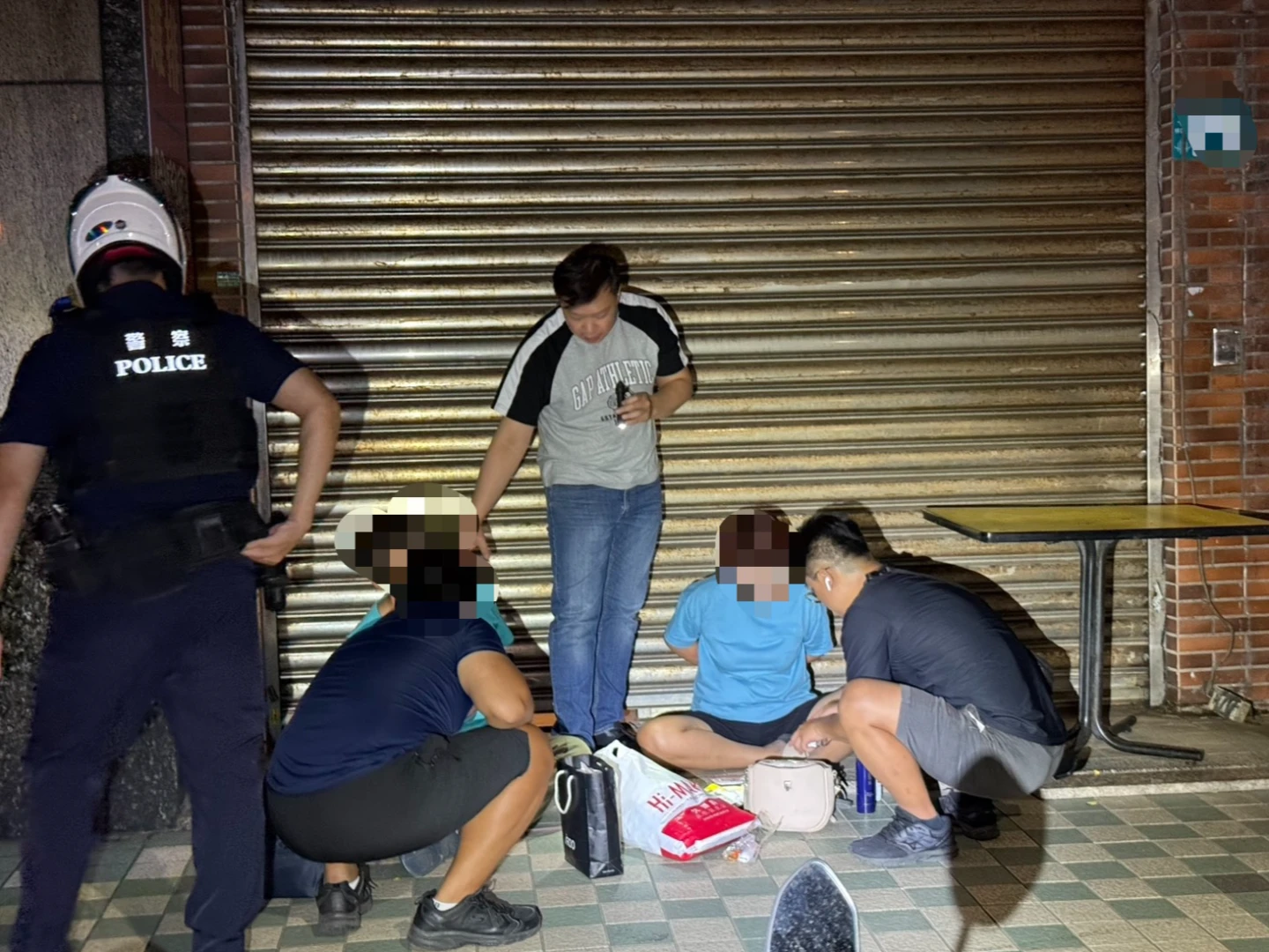 警方循線在林口逮捕兩嫌。翻攝畫面