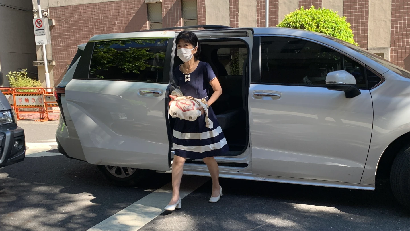 陳佩琪今到北院旁聽京華城案。丁牧群攝