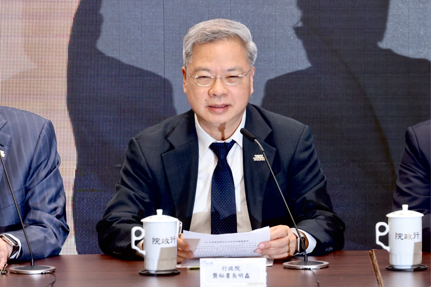 行政院秘書長龔明鑫出任經濟部長。林林攝