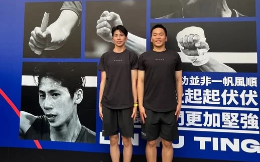 林郁婷和李洋是體壇跨界好友。取自林郁婷臉書