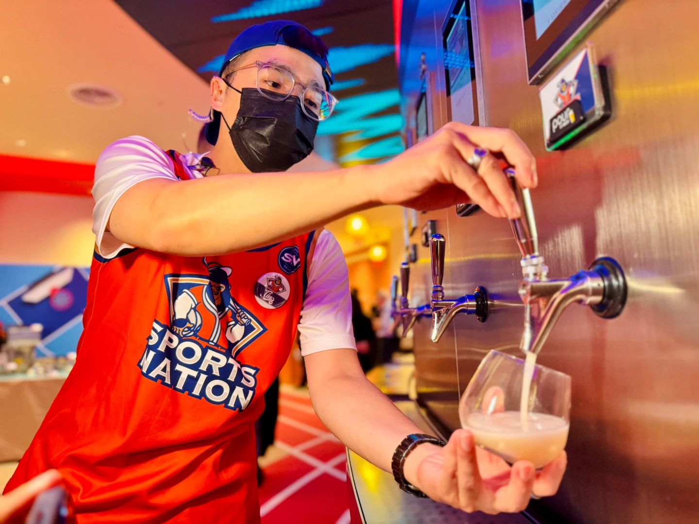 SPORTS NATION運動餐廳推出2款台南限定酒飲。王志弘攝