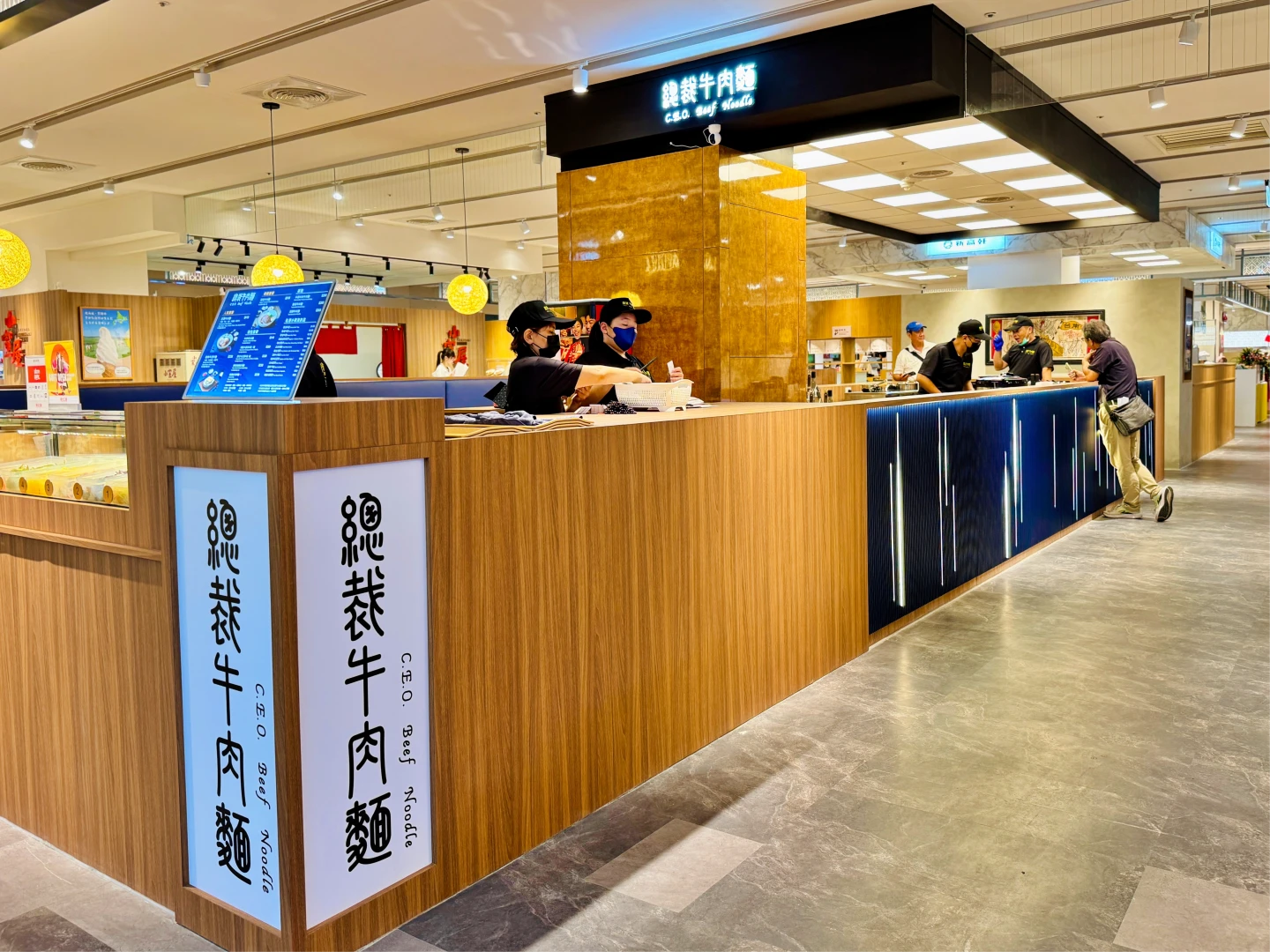 知名總裁牛肉麵首度進軍南台灣。王志弘攝