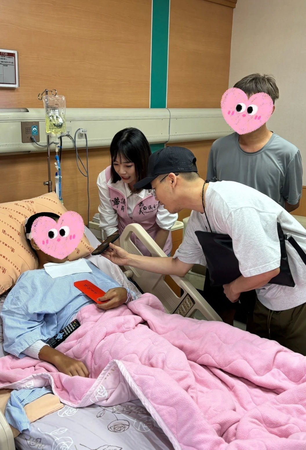 蕭敬騰默默相助民和國中棒球隊,並請助理前往捐款。取自FB @ 深聽嘉義-黃思婷議員