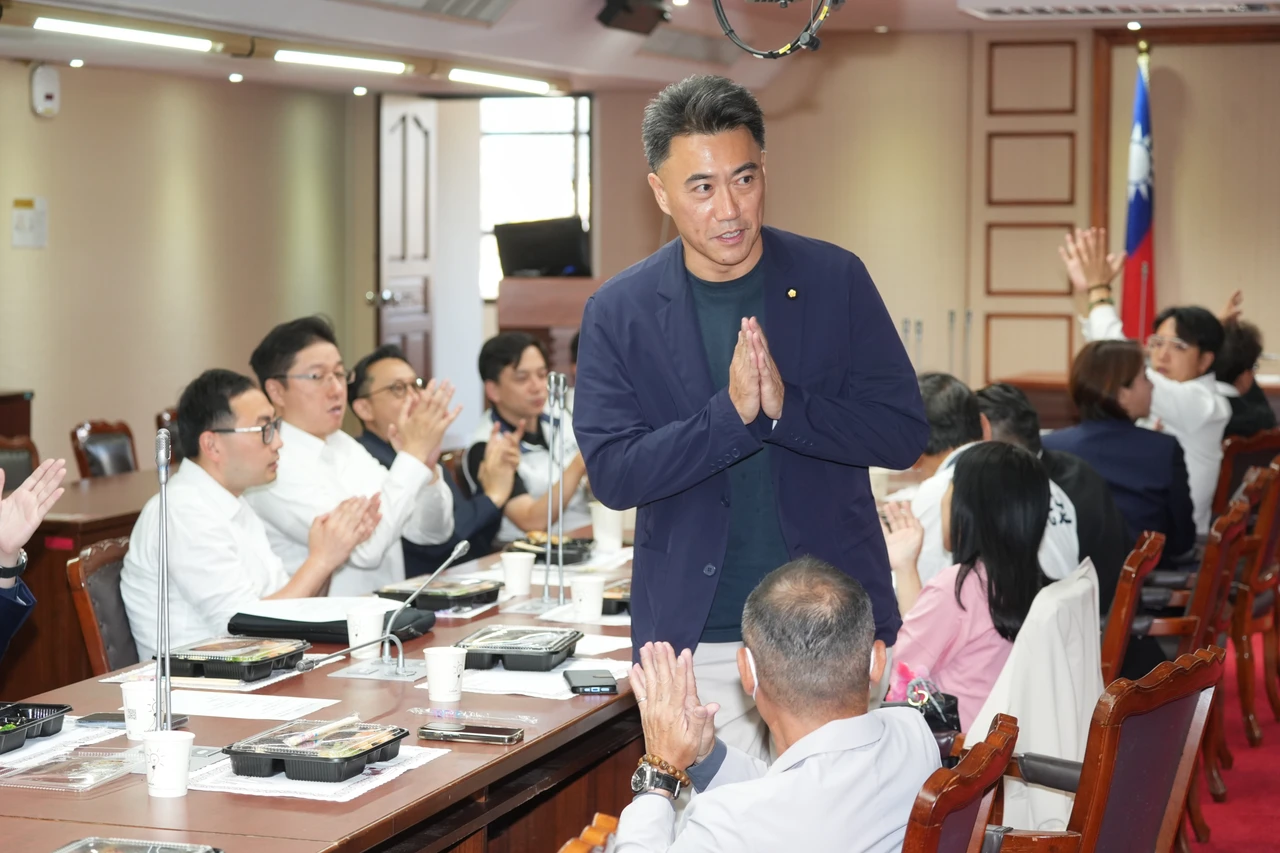 國民黨團新任首席副書紀長林沛祥。李柏毅攝