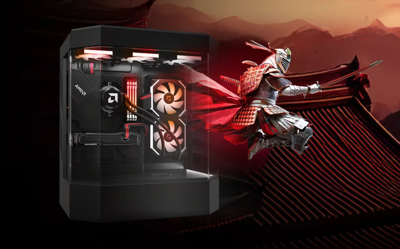 圖為AMD Radeon™ RX 9060 XT顯示卡。取自公司官網