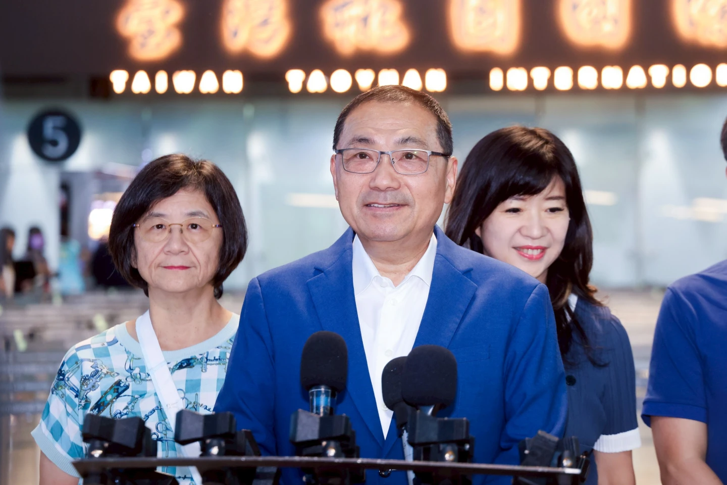 對於外傳郝龍斌參選國民黨主席,侯友宜表示「願意為黨承擔都是好事」。新北市政府提供