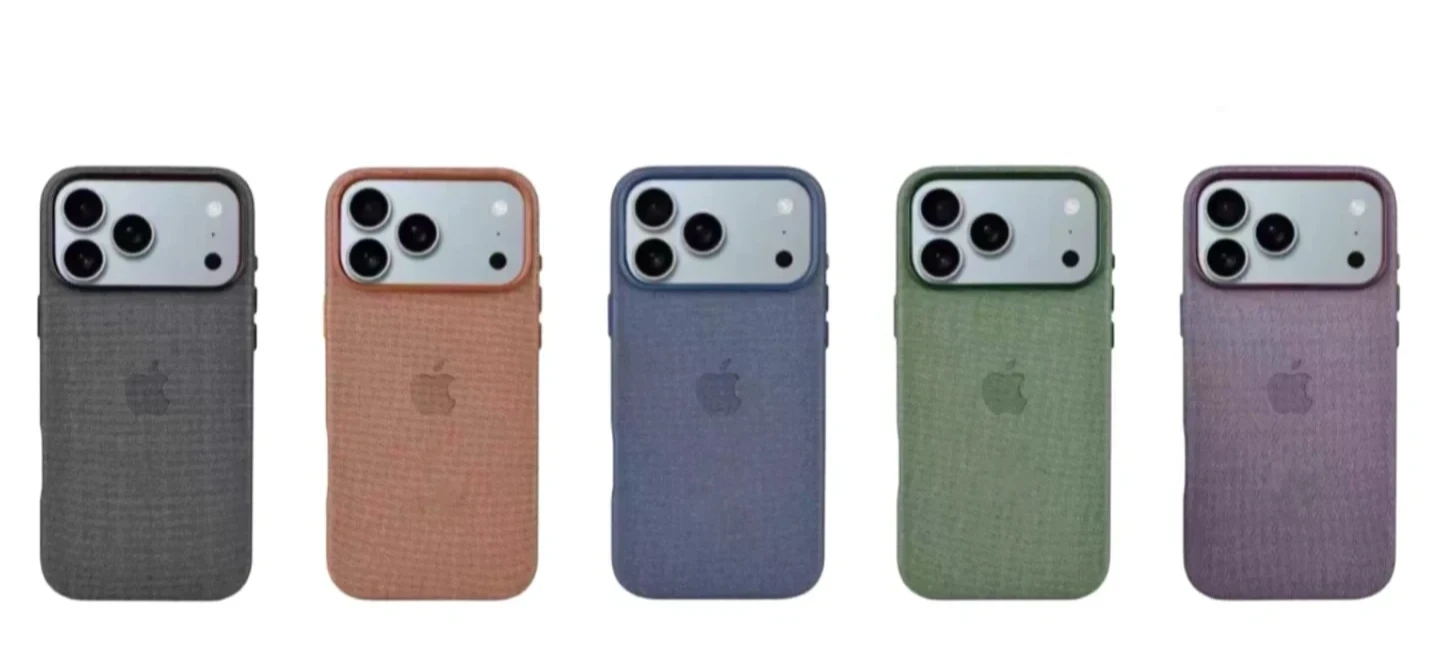 iPhone 17 Pro機型與全新TechWoven保護殼。取自majinbuofficial.com
