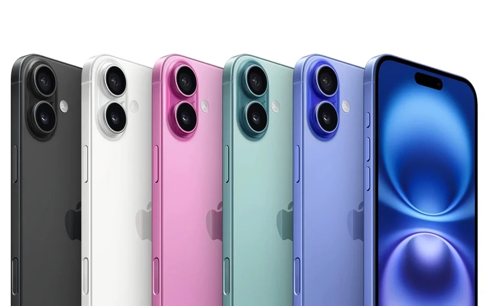 蘋果9月10日發布基本款iPhone 17後,據説下一代基本款iPhone 18將延至「後年上半年」才推出。圖為基本款iPhone 16。取自官網