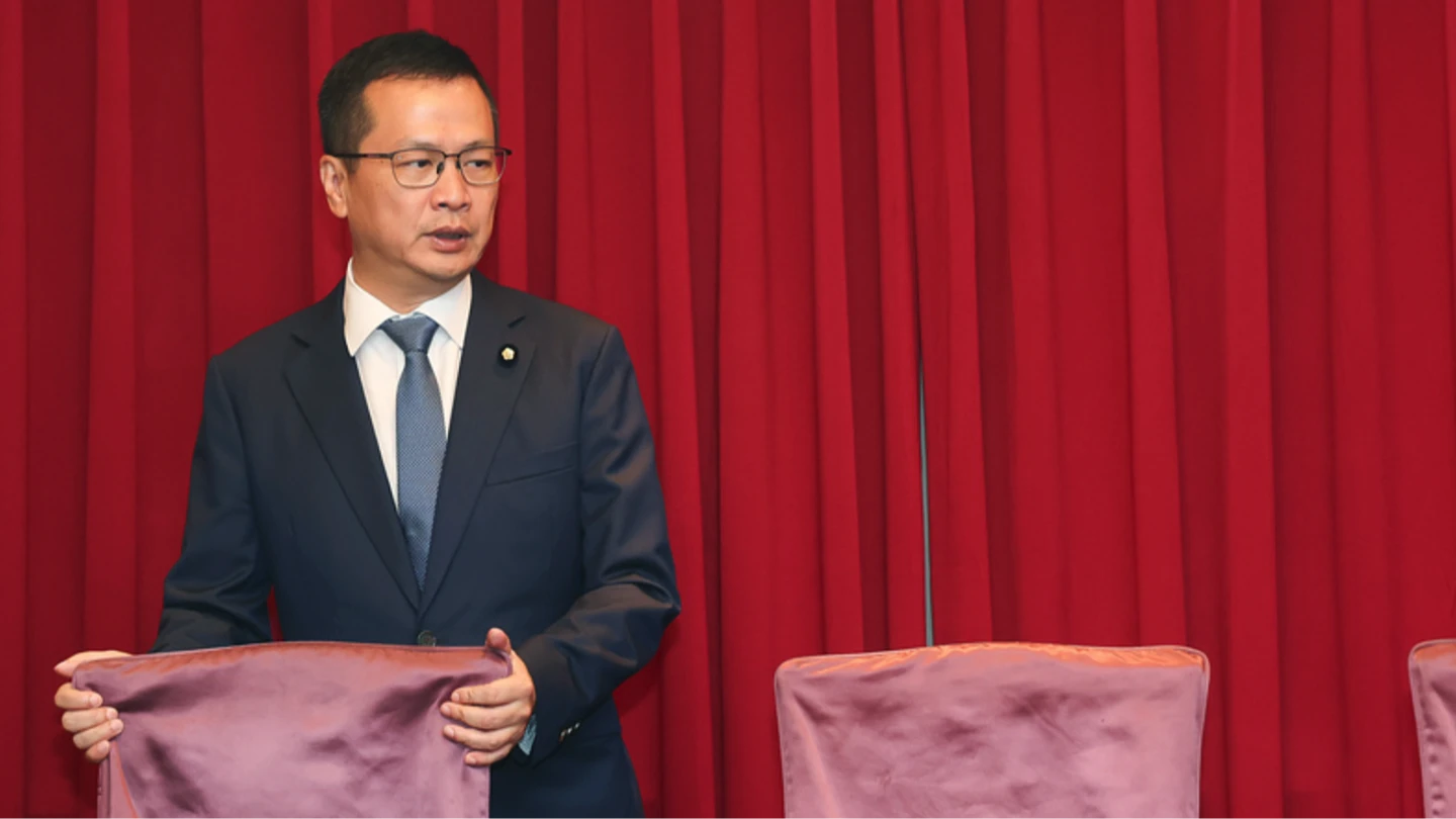 羅智強宣布參選國民黨主席。中央社