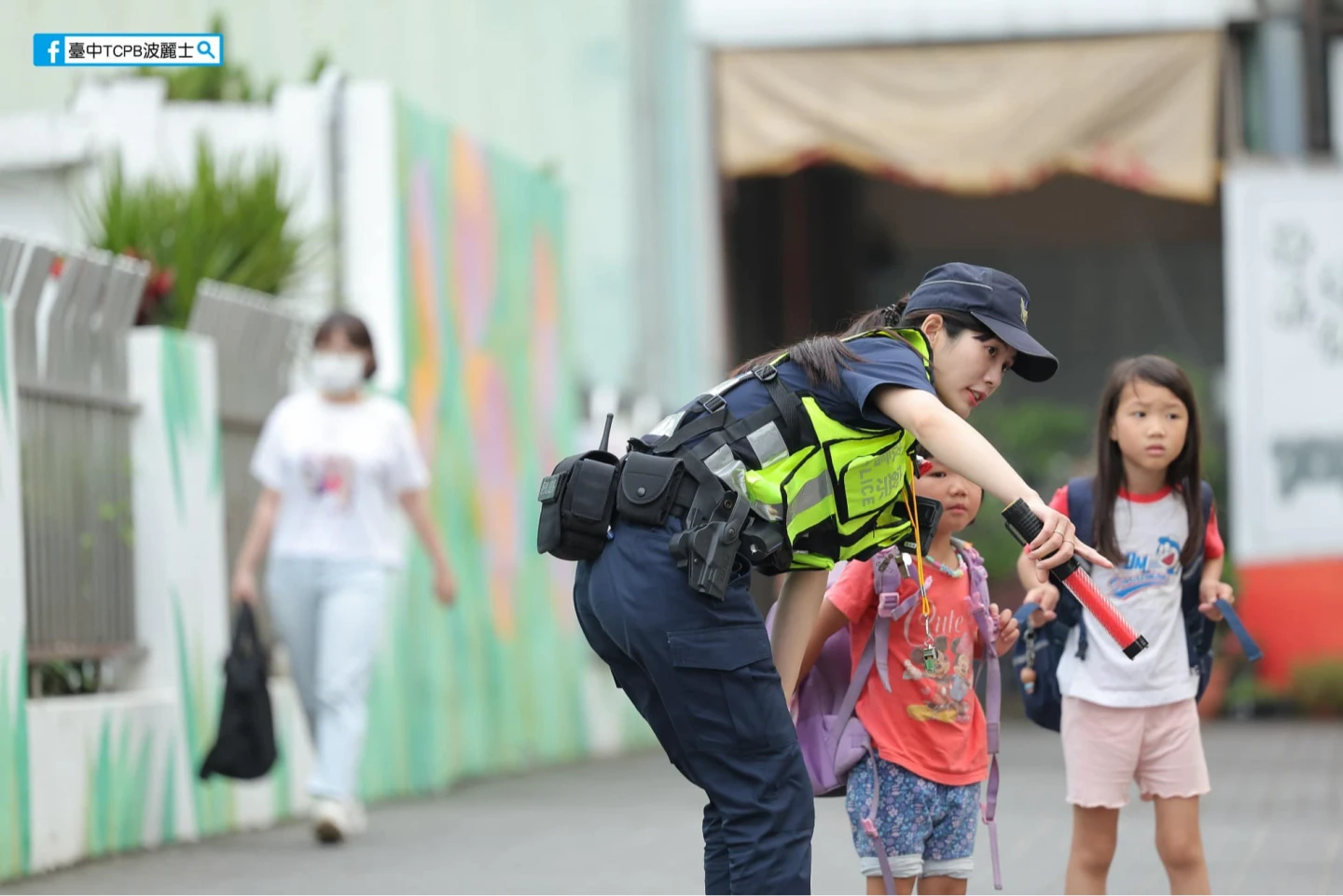 女警成最大亮點。取自FB @ 臺中TCPB波麗士