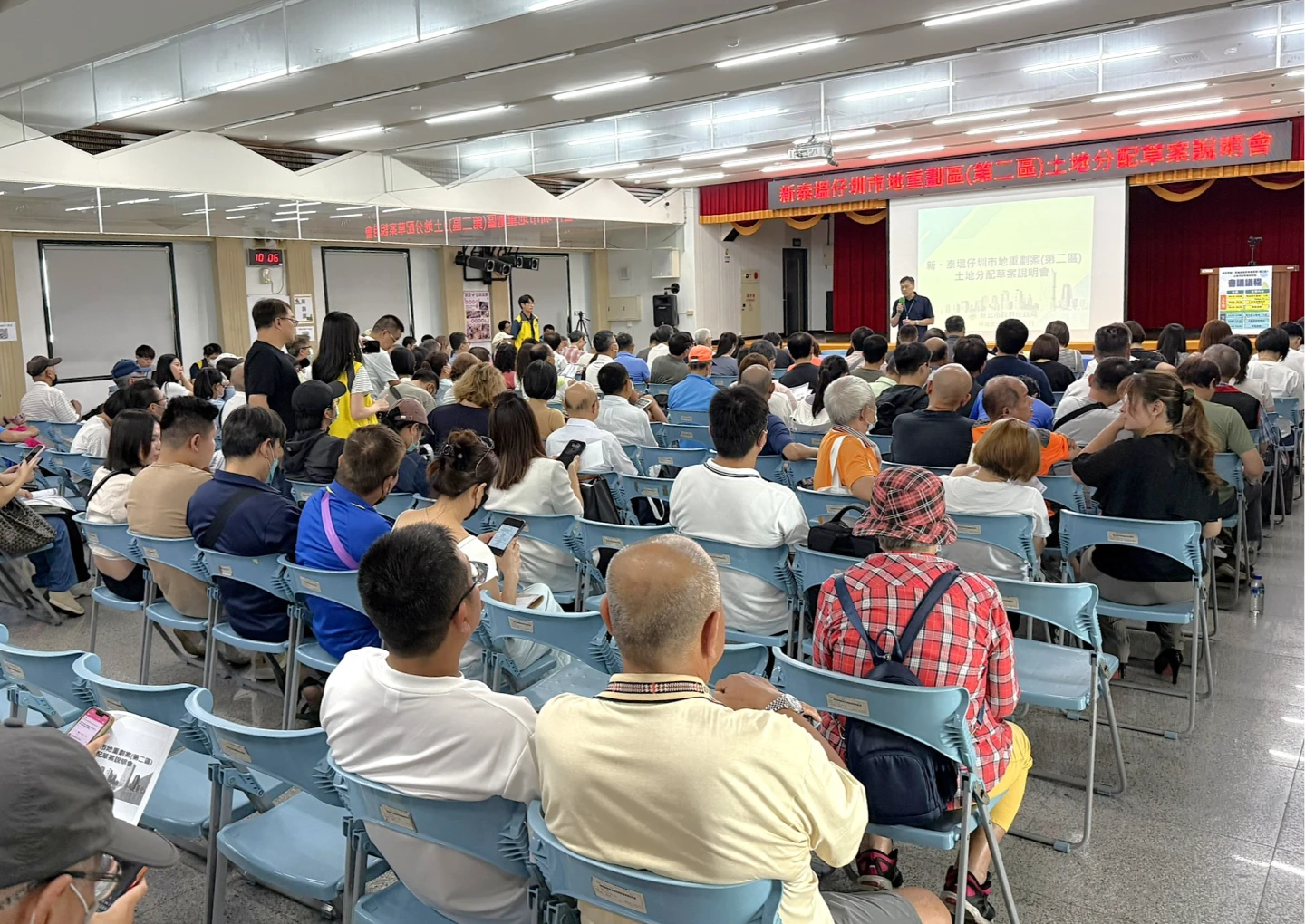 新泰塭仔圳二區配地草案,今天開始連三天舉辦6場說明會。新北市地政局提供