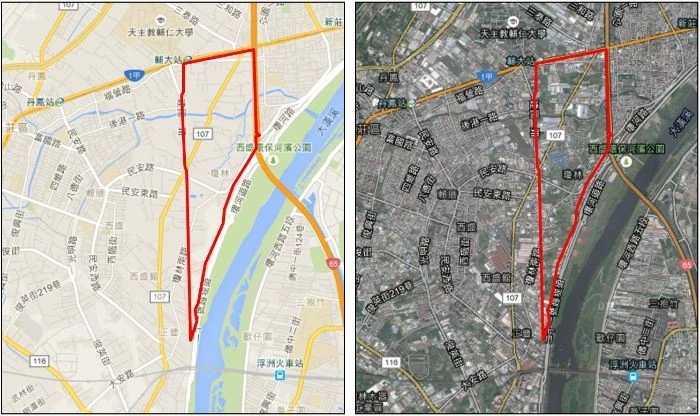 新、泰塭仔圳市地重劃區重劃範圍。新北地政局提供