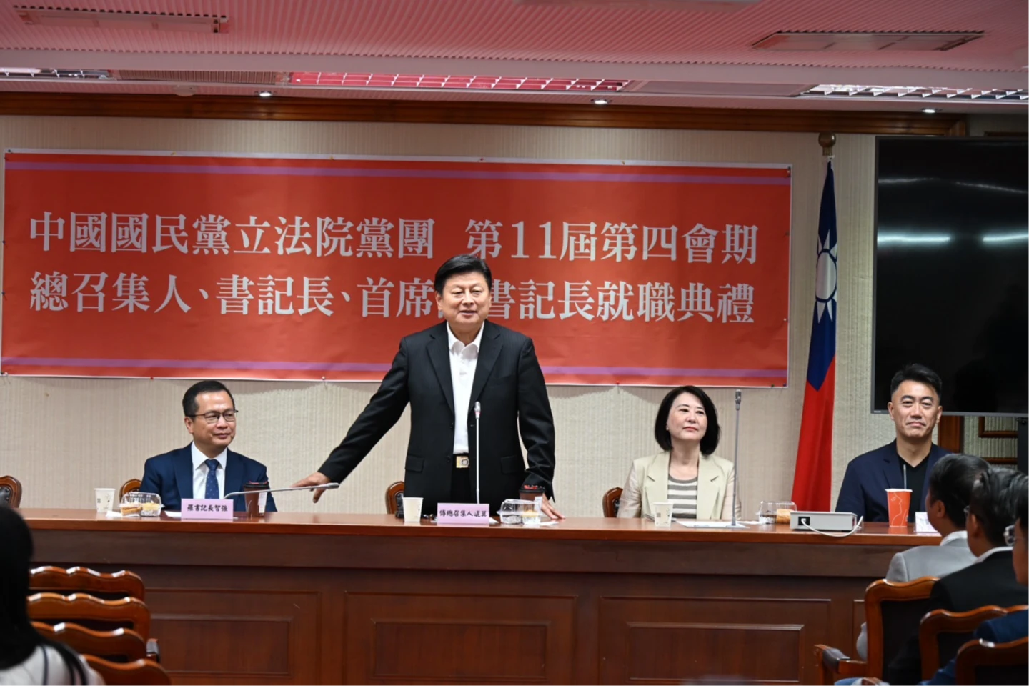 傅崐萁籲:朝野應一團和氣。國民黨團提供