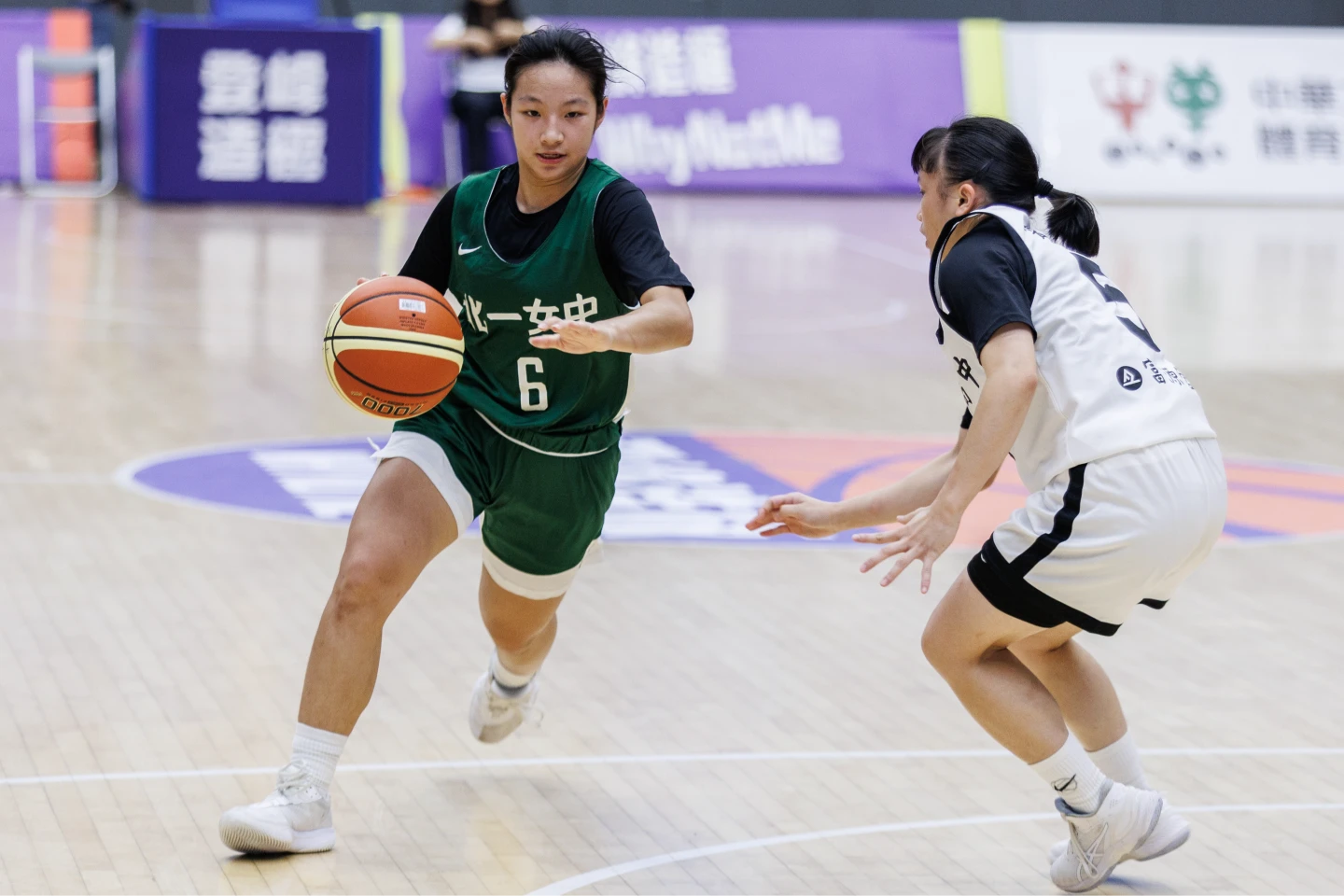 彭郁臻帶領北一女中輕取永平高中。大會提供