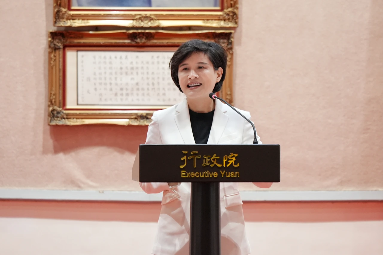 鄭麗君致詞。葉志明攝