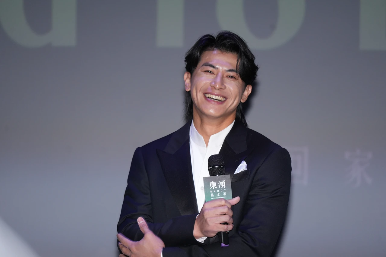 20250901-東湧熱水器年度代言人陳傑憲電視廣告媒體發表會-董事長吳和臻-葉志明攝。葉志明攝