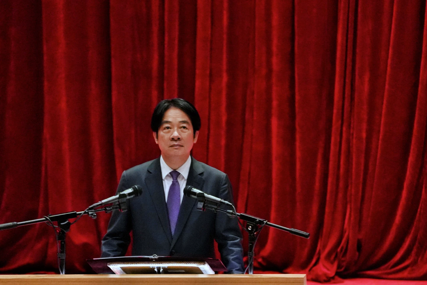 總統賴清德喊「我們要的和平是真和平」。林林攝