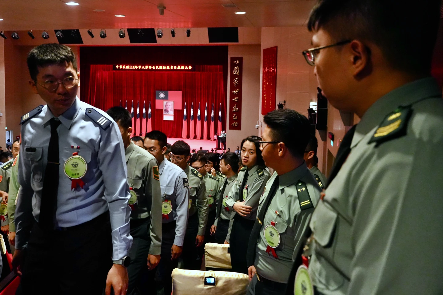 國防部今舉行114年軍人節暨全民國防教育日表揚大會。林林攝