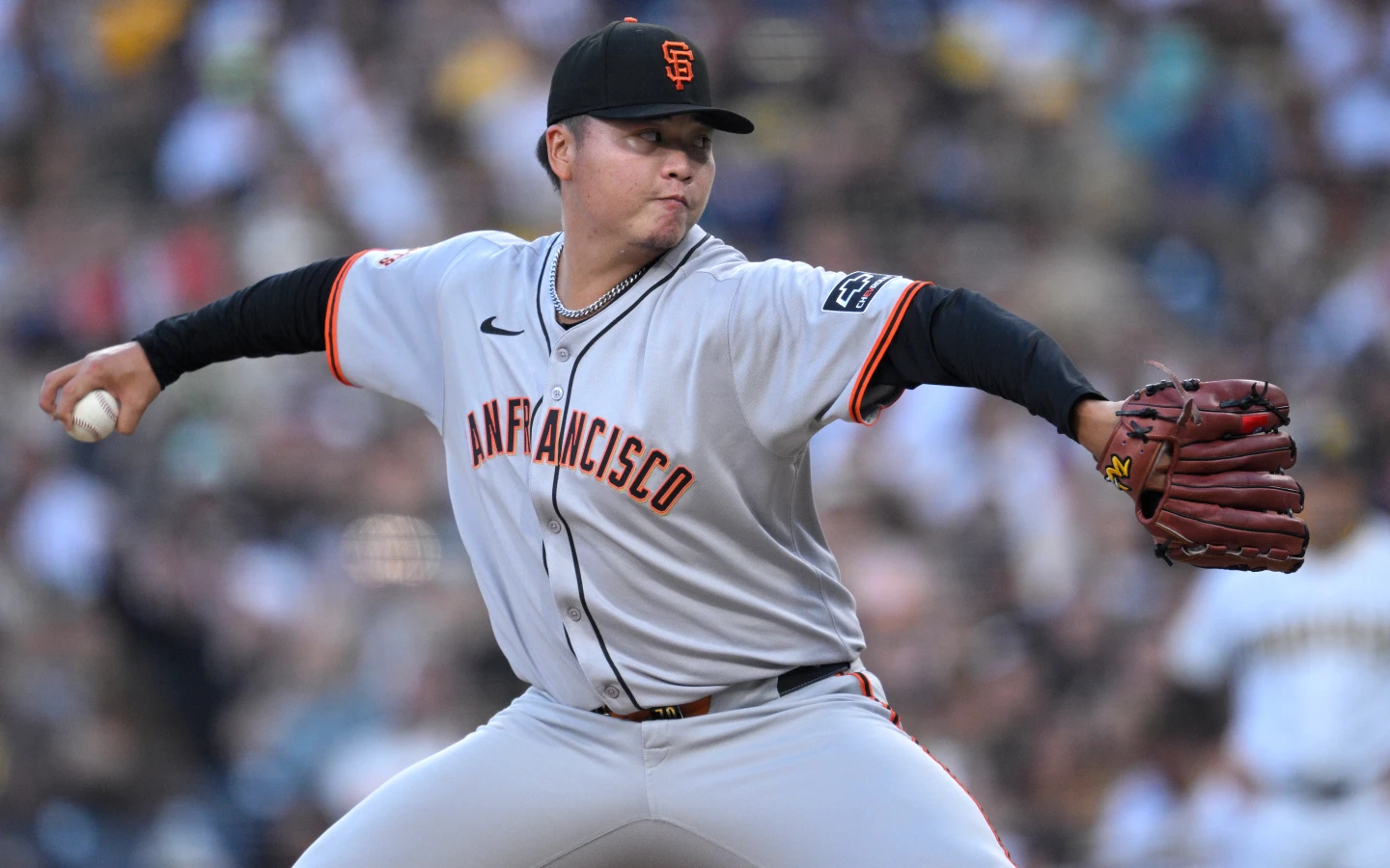 鄧愷威發揮K功,單場狂飆8K,奪下生涯首場大聯盟先發勝。美聯社