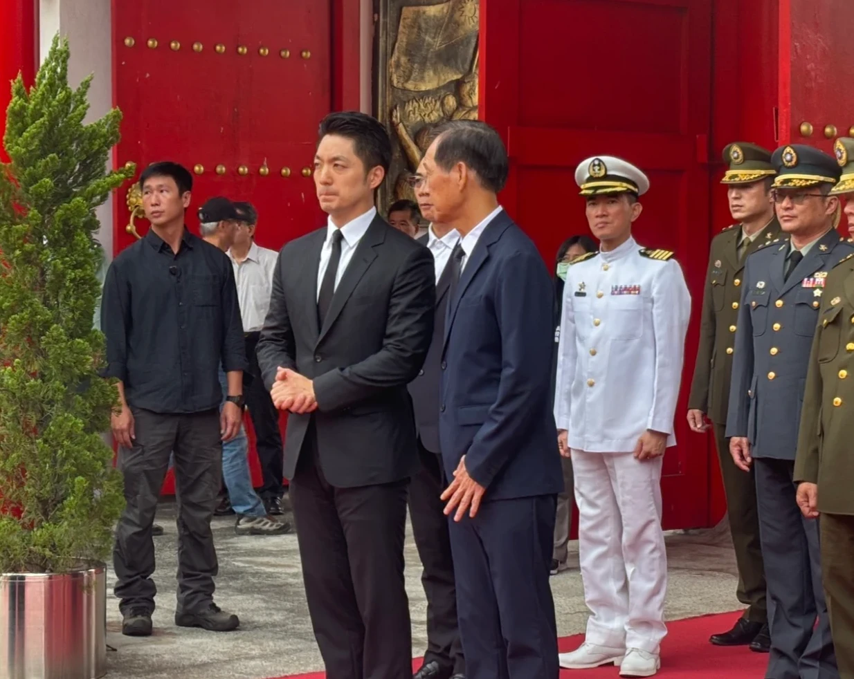 黃國昌對員警勒脖!蔣萬安:理解民眾黨支持者走上街頭。許皓婷攝
