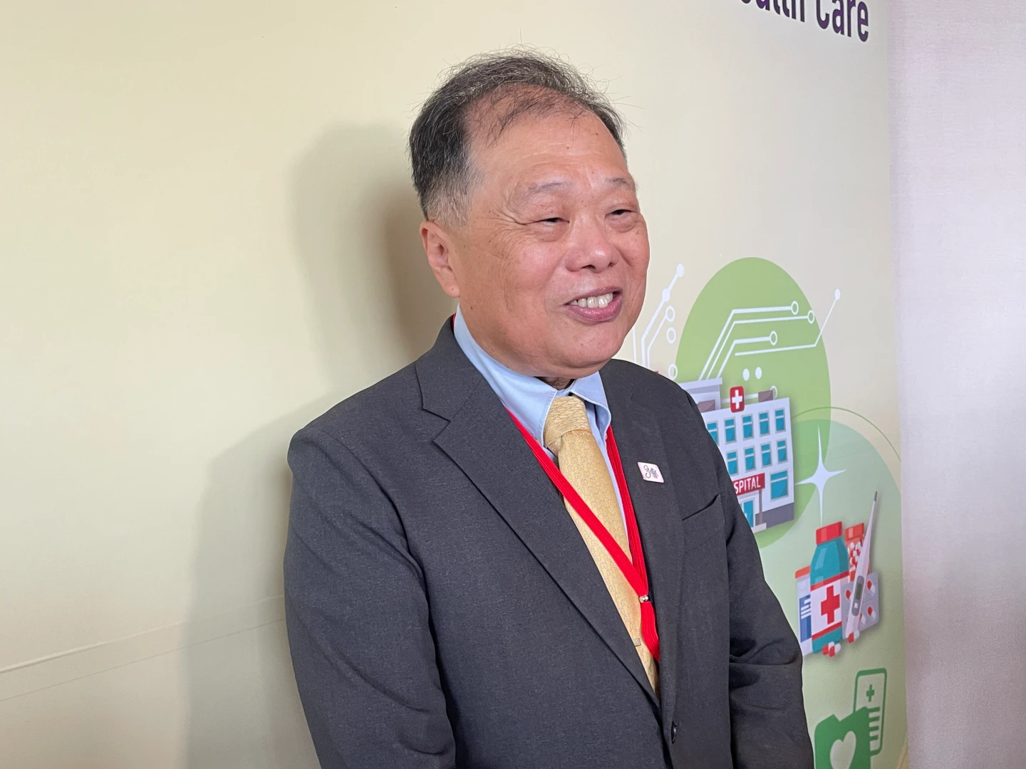 健保署代理署長龐一鳴今天出席「 APEC建構以人為中心的整合式健康照護工作坊」。賴昀岫攝