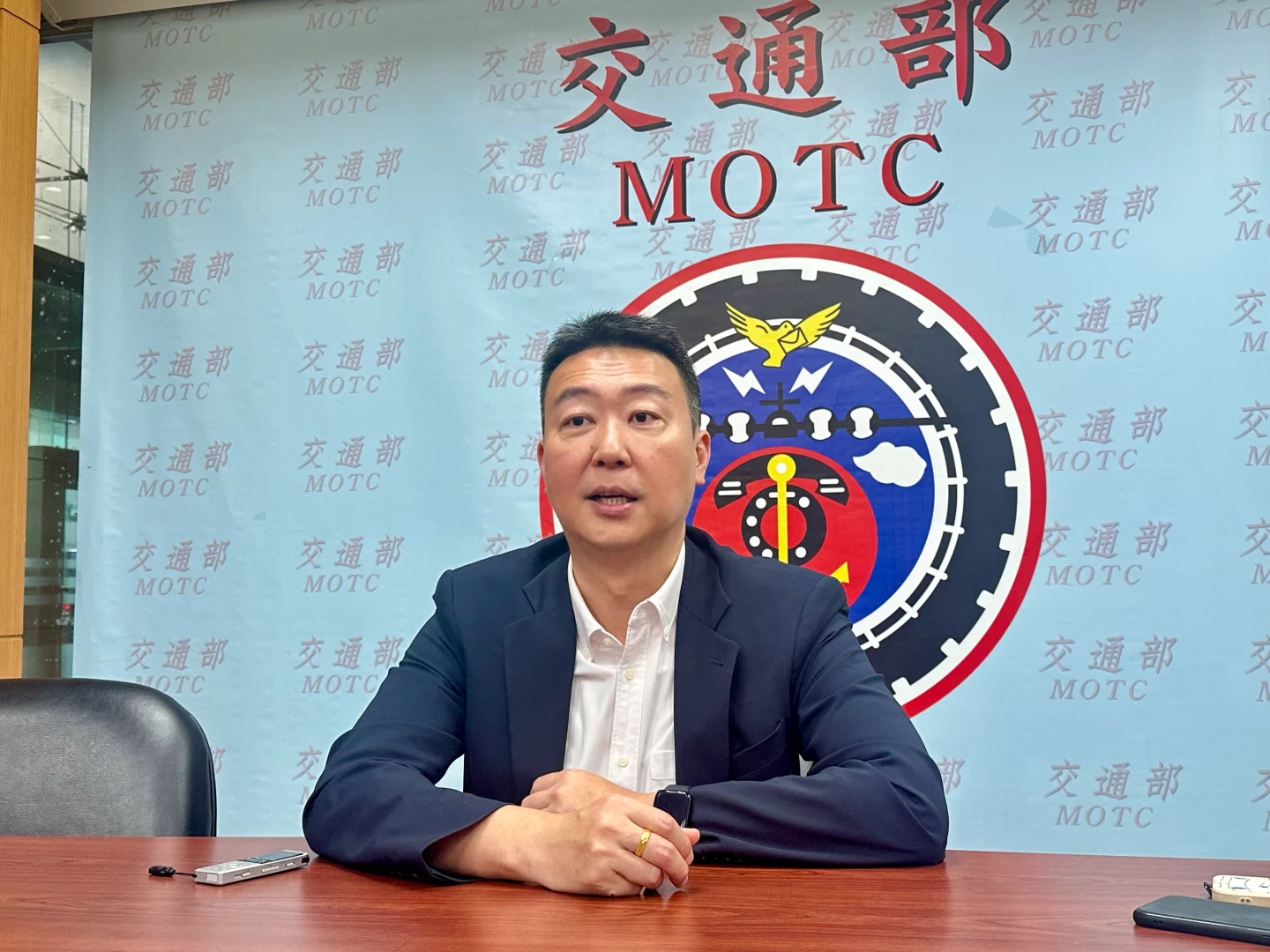 交通部長陳世凱。陳怡文攝