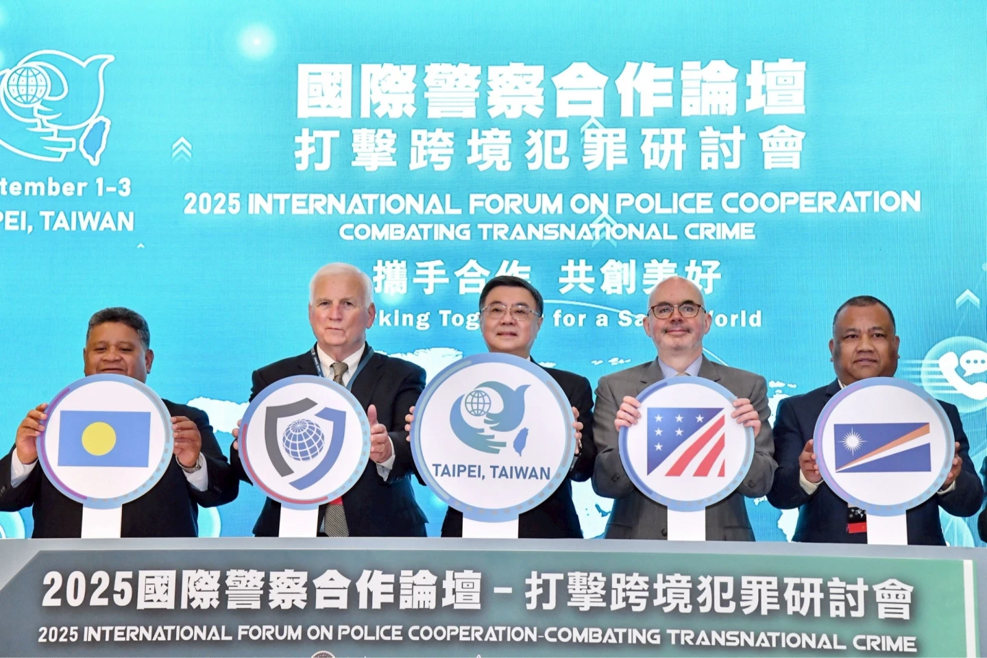 卓榮泰盼各國支持台灣有意義參與國際刑警組織。政院提供