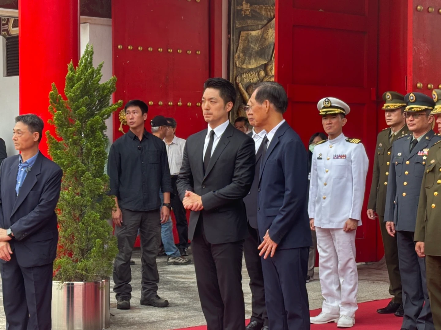 黃國昌對員警勒脖!蔣萬安:可以理解民眾黨支持者走上街頭。許皓婷攝