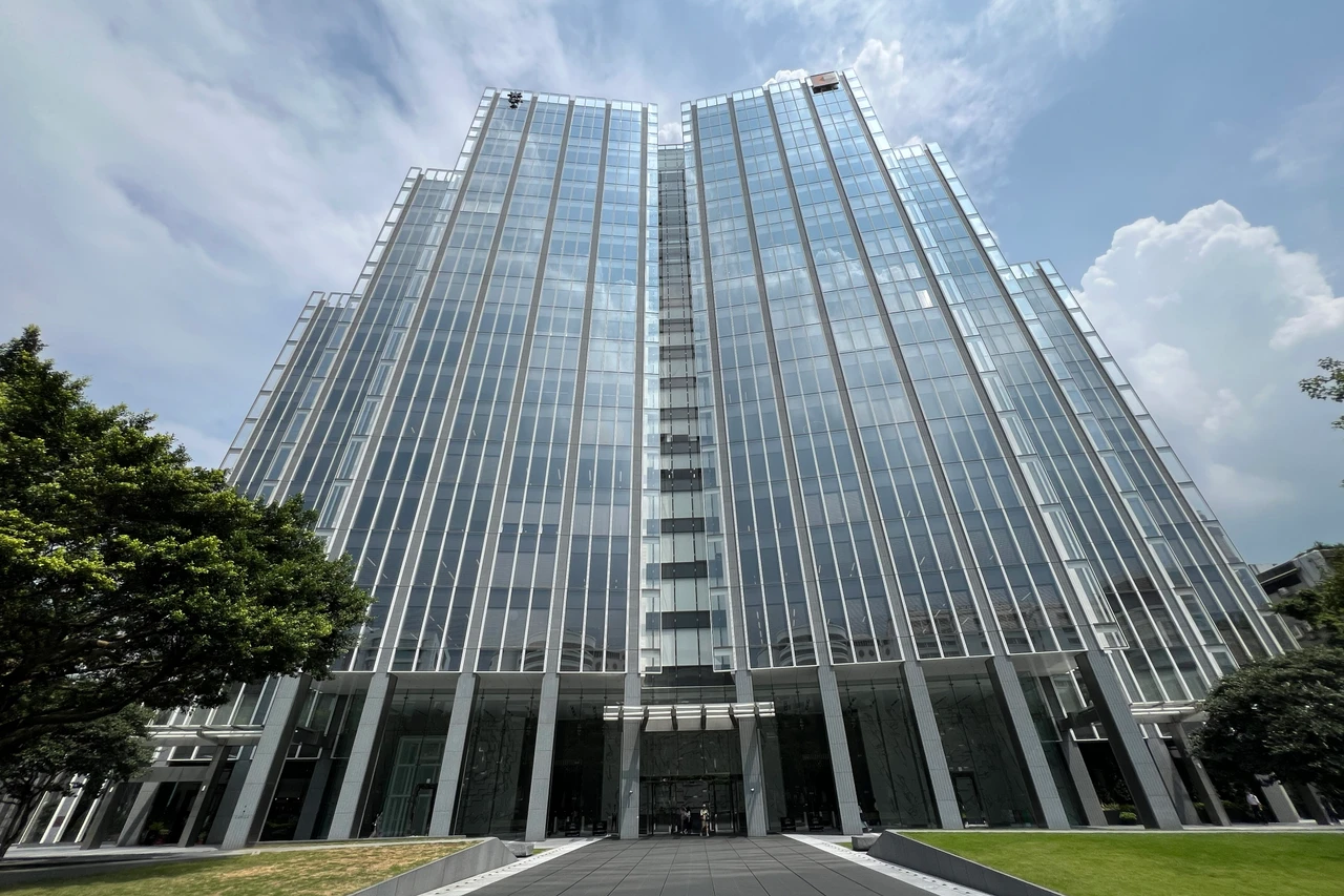 凱基金控總部大樓。梁建裕攝