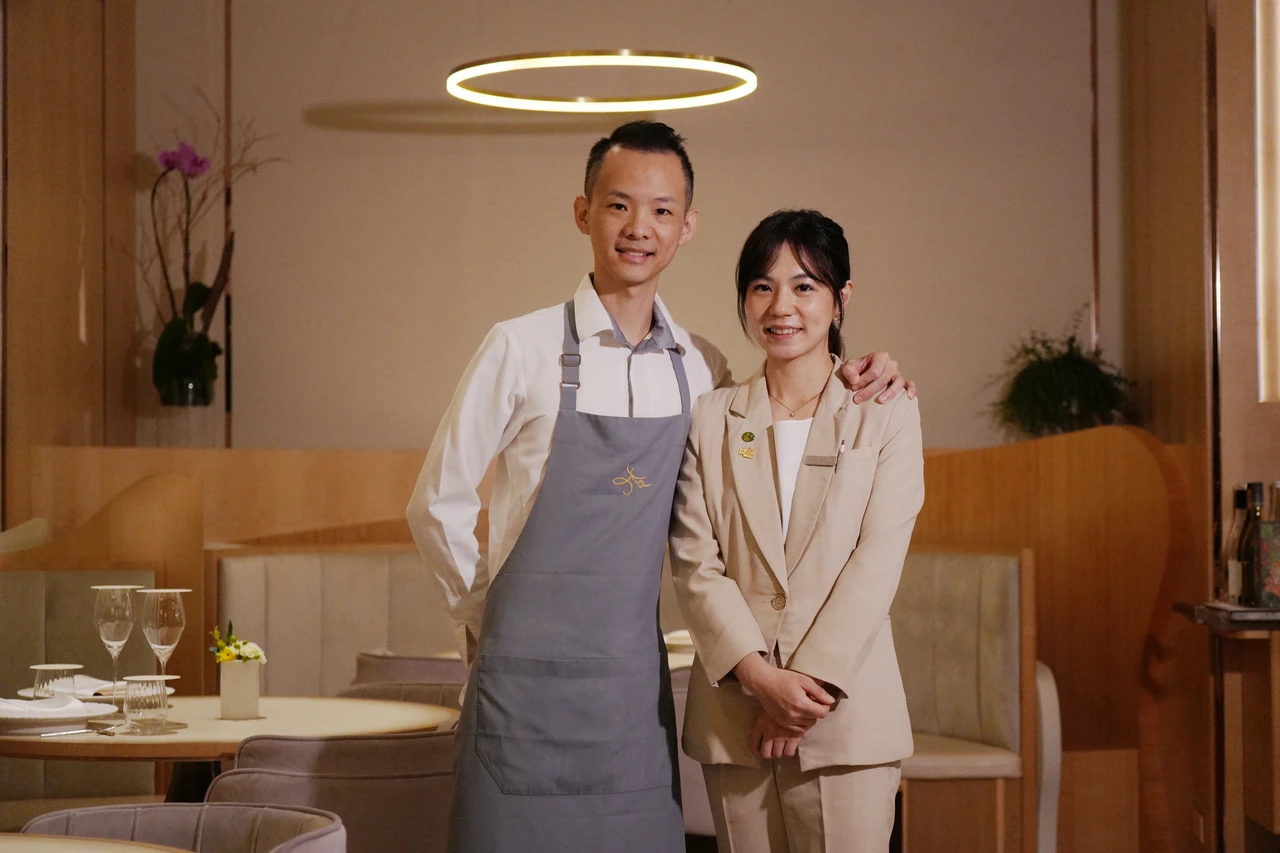 高雄無菜單法式料理「方蒔 the FRONT HOUSE」,由主廚蔡中和和外場經理兼侍酒師陳玉錡(Kiky)共同打造。陳卓邦攝