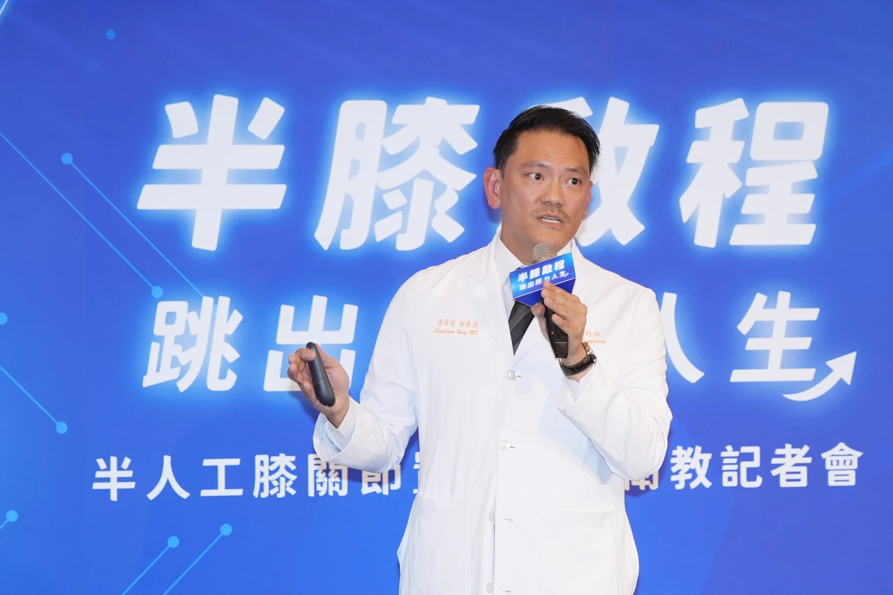 雙和醫院骨科部主治醫師黃錦前說,退化或軟骨磨損僅限於某一個腔室,可評估人工半膝關節置換手術。葉志明攝