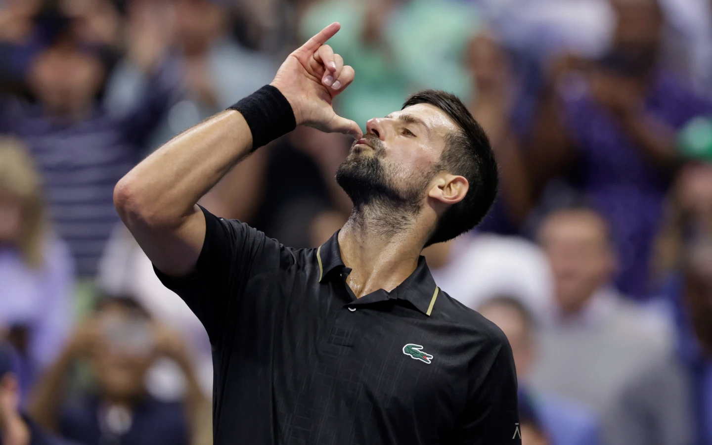 塞爾維亞網球名將喬科維奇(Novak Djokovic)生涯第14度闖進美網男單4強。美聯社