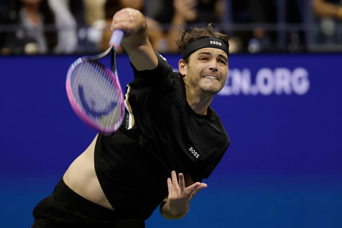 美國網球好手佛里茲(Taylor Fritz)。美聯社