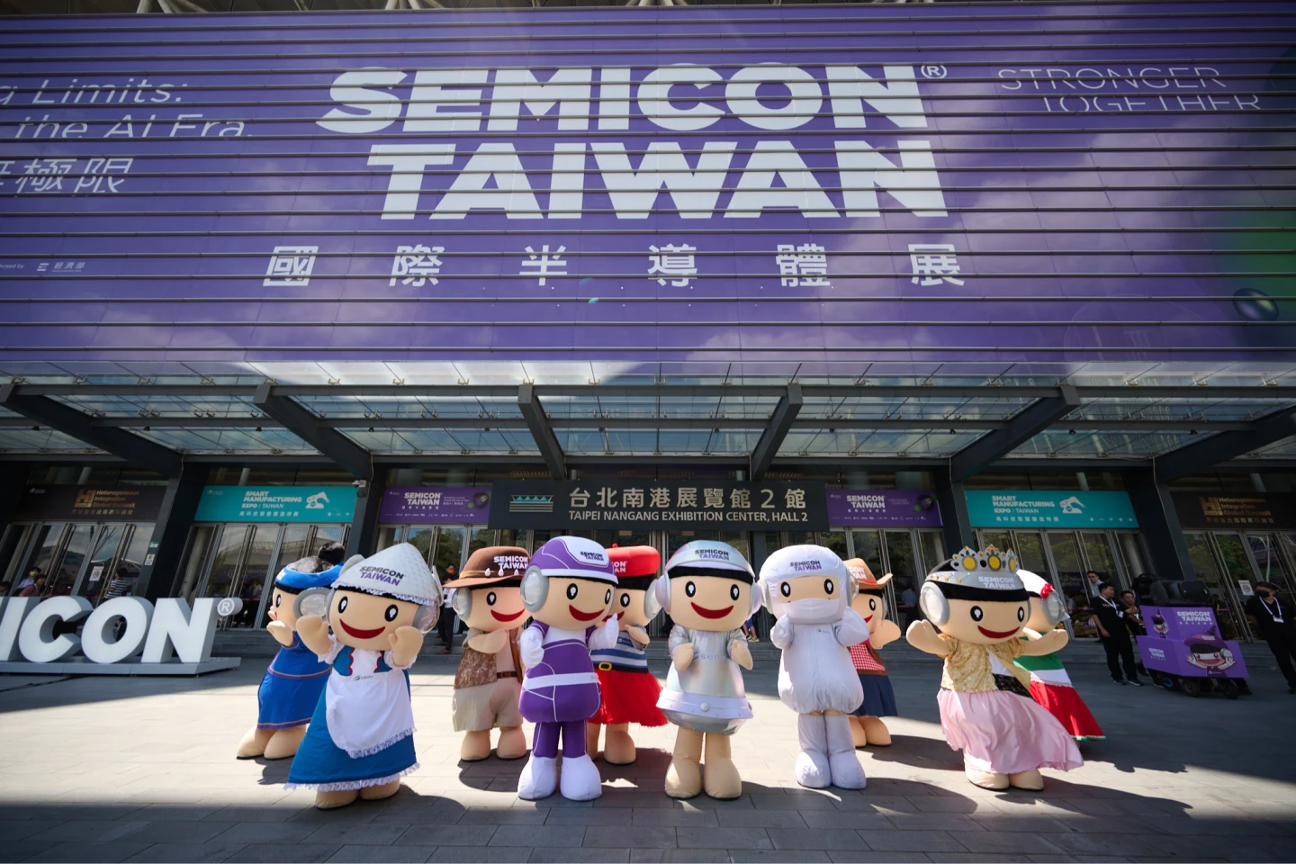 SEMICON Taiwan 2025吸引17個國家館參展,創歷史新高,展現台灣半導體的全球吸引力與國際合作。主辦單位提供