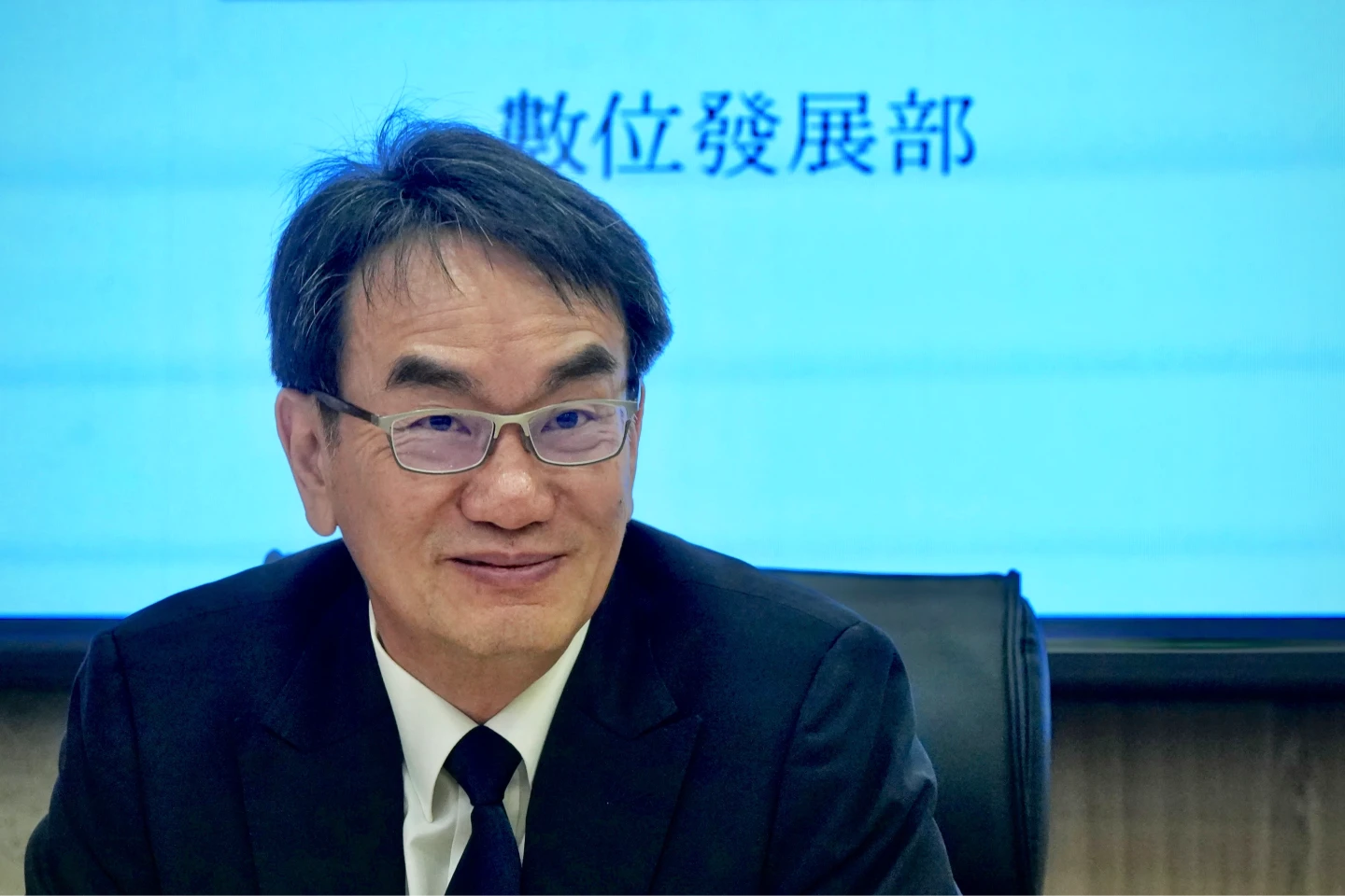 數發部新任部長林宜敬。林林攝