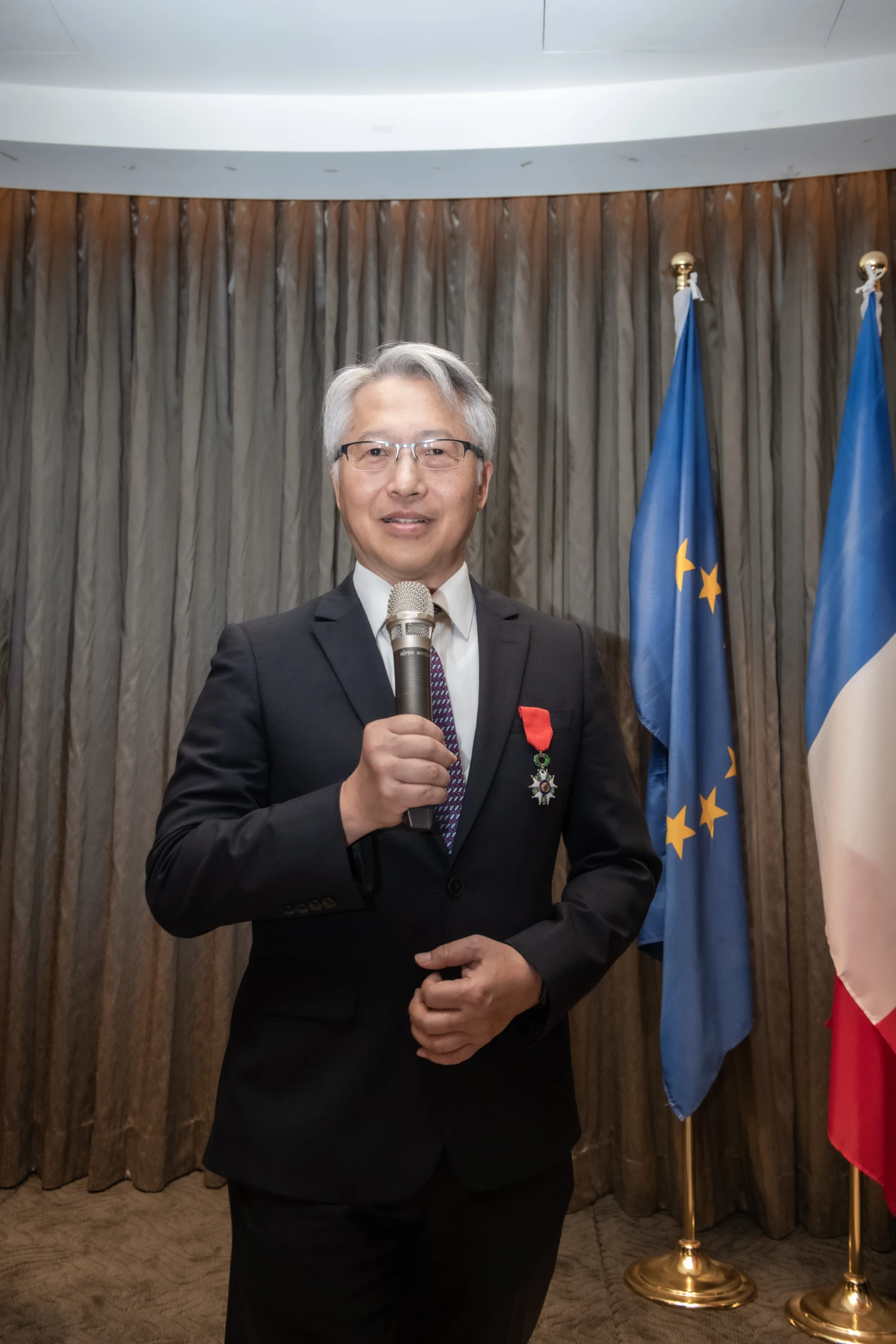 廖俊智表示,這項榮譽不僅是對他個人的肯定,更象徵著台法之間,在科研領域的合作關係。中研院提供