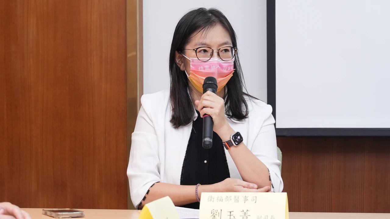 衛福部醫藥司副司長劉玉菁。葉志明攝