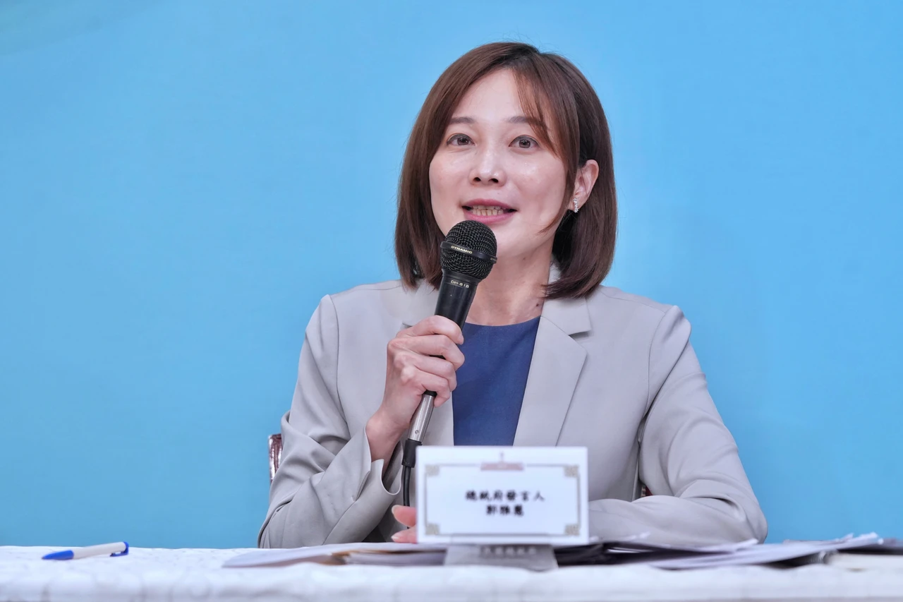 總統府發言人郭雅慧。資料照。林林攝