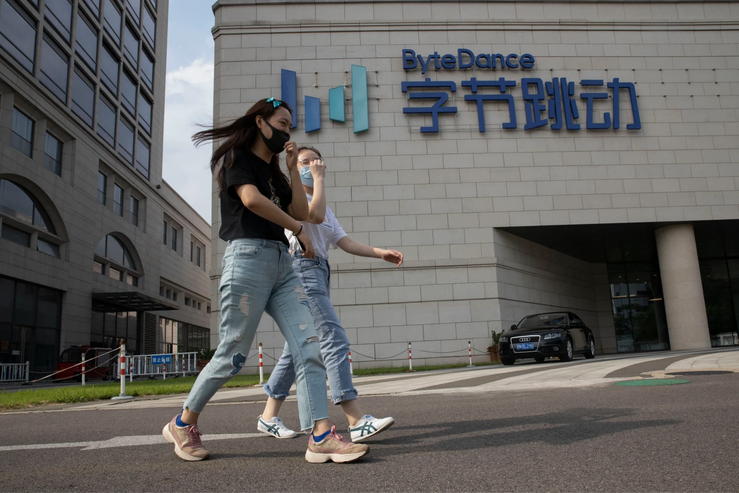 字節跳動北京總部。美聯社