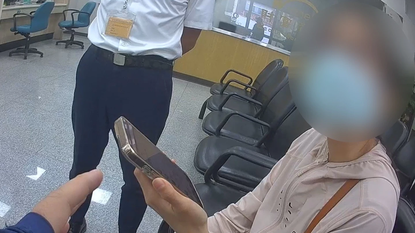 台中市陳姓女子陷入網路抽獎詐騙,險遭騙走100萬元積蓄。警方提供