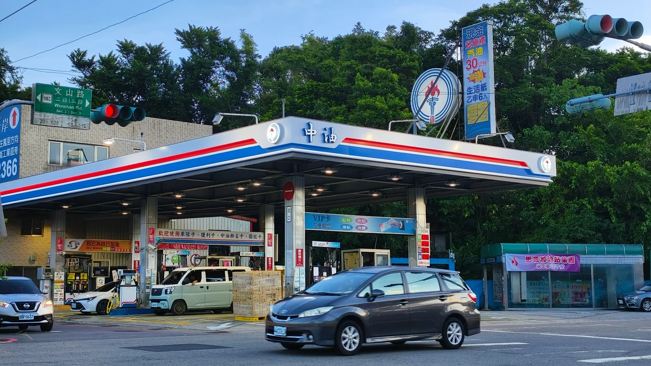 中油表示,下周汽、柴油價格皆不調整。葉志明攝