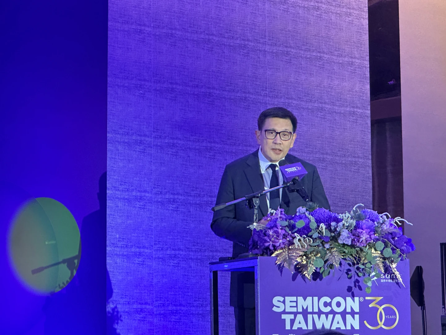 SEMI全球行銷長暨台灣區總裁曹世綸。蕭文康攝