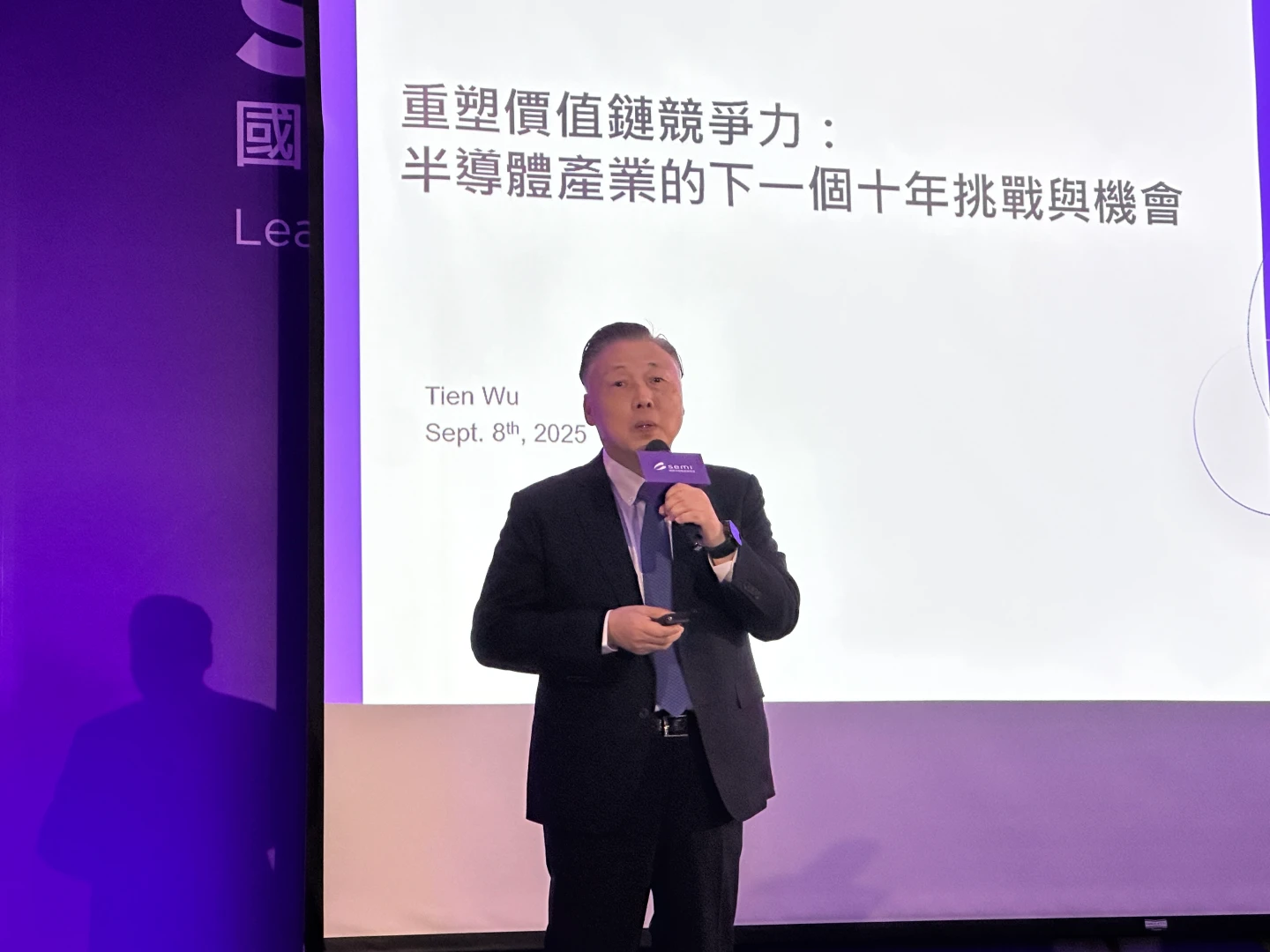日月光執行長吳田。蕭文康攝