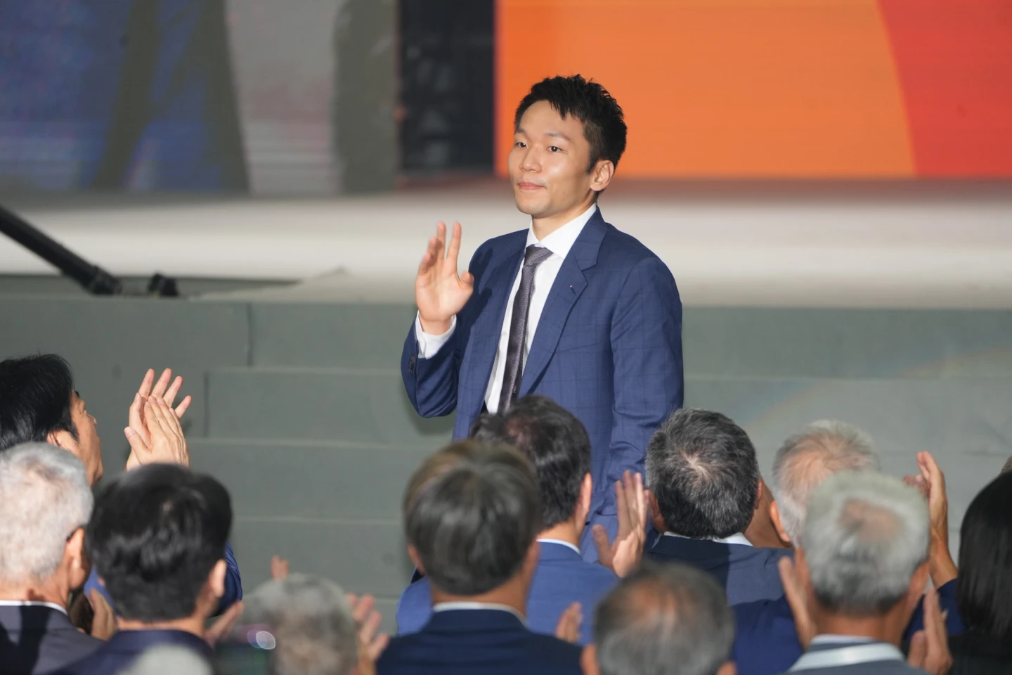李洋部長今天正式上任。李柏毅攝