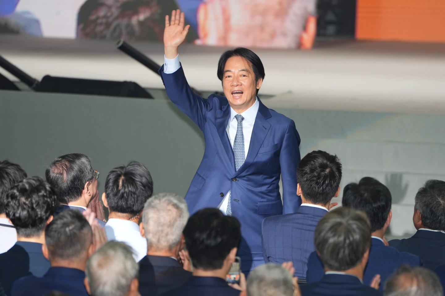 總統賴清德希望藉運動團結國家。李柏毅攝