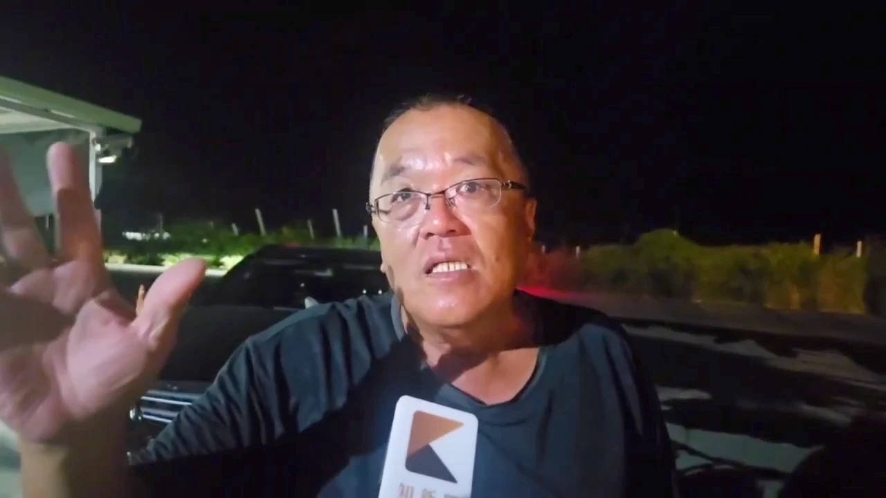 居民黃男強調,爆炸當下巨大火球相當驚人,如果旁邊有人員就死定了。王勇超攝
