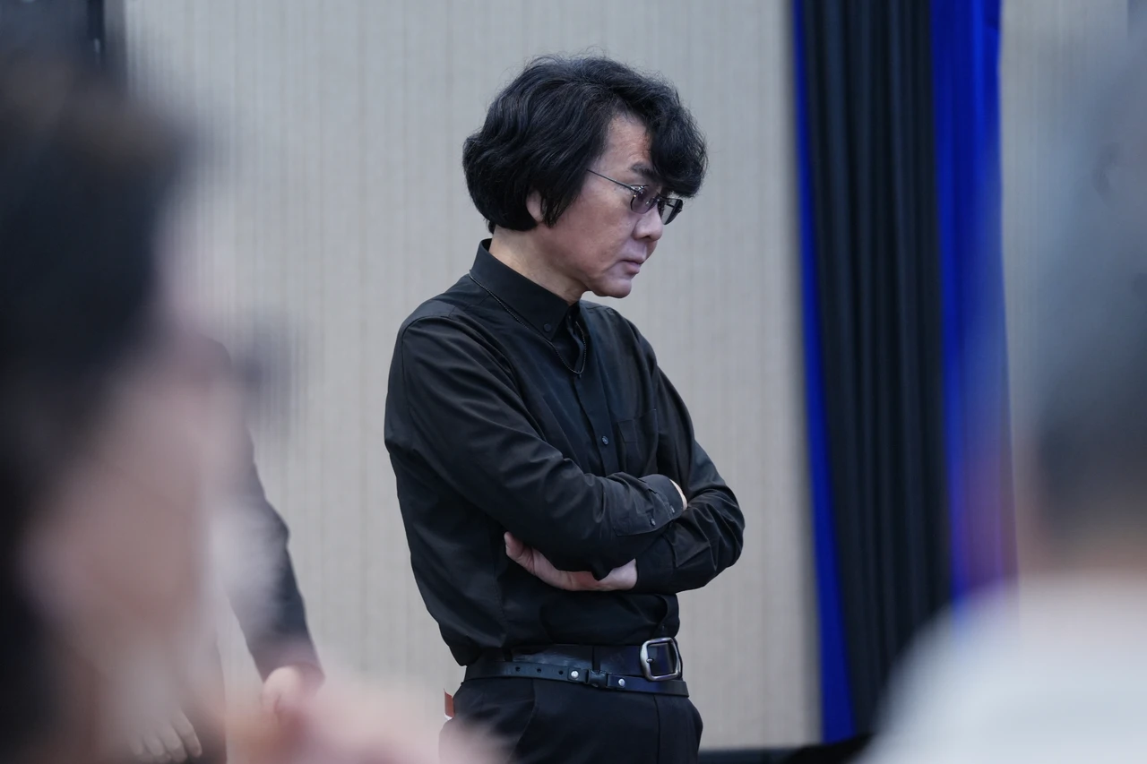 日本人形機器人之父石黑浩來台演講。陳卓邦攝